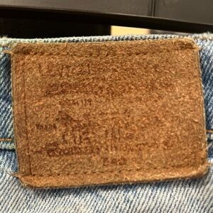 VINTAGE Levi’s 540 jeans with brown leather tag